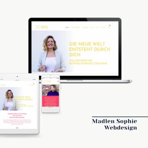 Webdesign für Madlen Sophie Petzsche